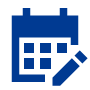 Blue Calendar Icon